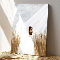 Jesus Christ Wheat-Jesus Christ Art-Jesus Canvas Poster (Frameless)